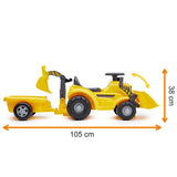 Ecoiffier - Ride-On Excavator With Trailer Riding Toy