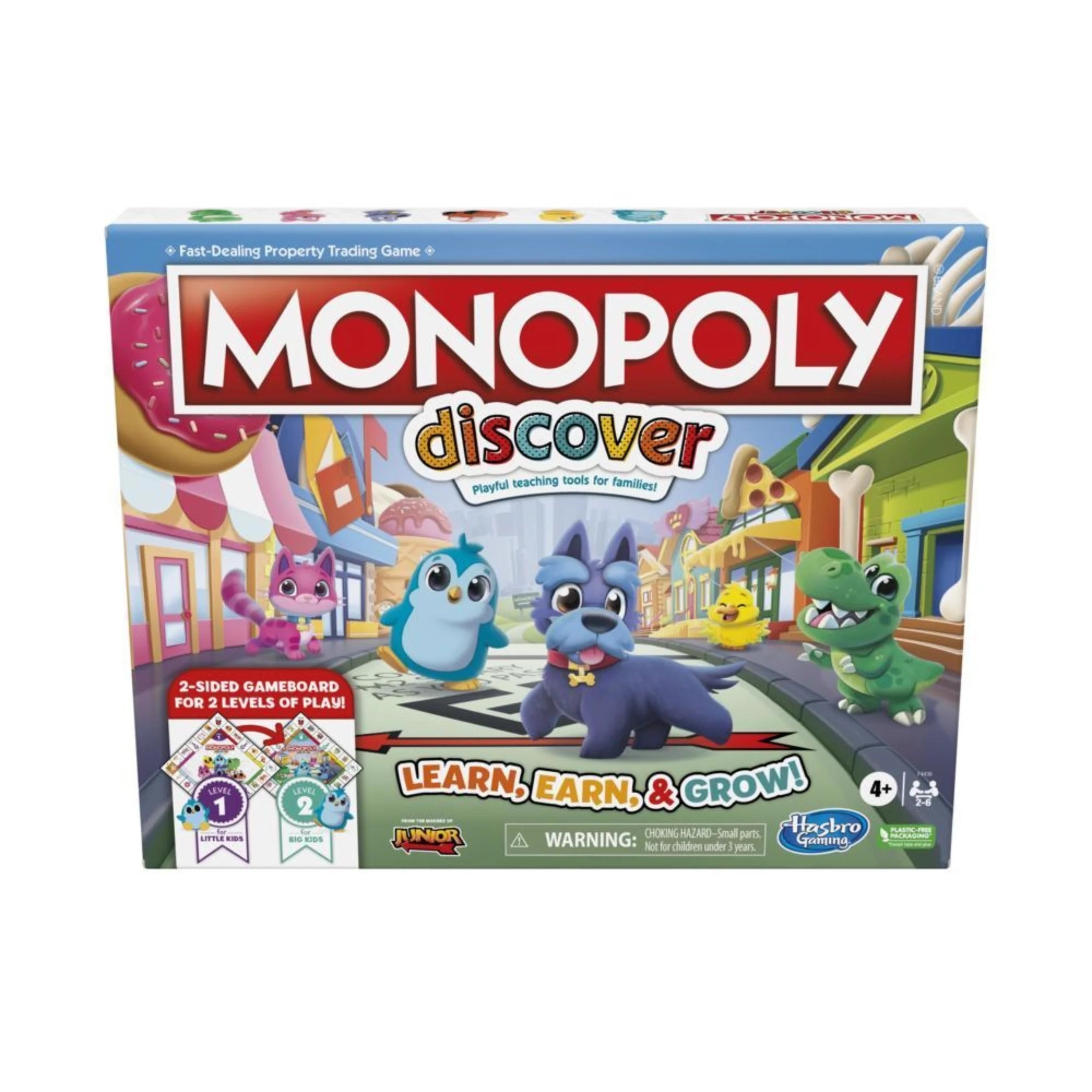  Hasbro Gaming Monopoly - Junior, Edition for Children, Italian  Version  Exclusive : Toys & Games