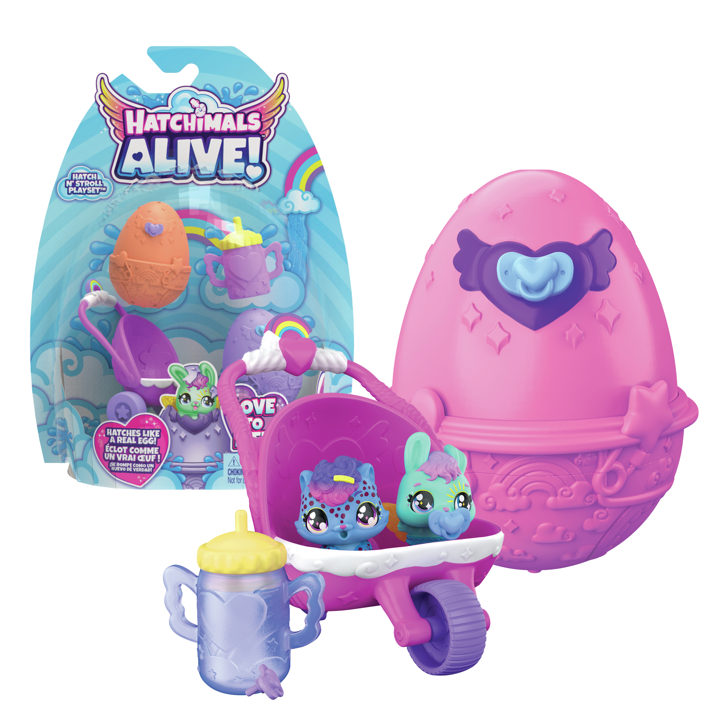 Hatchimals Alive, Hatchi-Nursery Playset Toy with 4 Mini Figures in  Self-Hatching Eggs, 13 Accessories, Kids Toys for Girls and Boys Ages 3 and  up – Shop Spin Master
