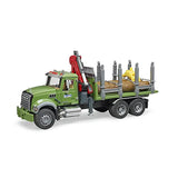 Brueder - MACK Granite Timber Truck with Water Pump and Light & Sound