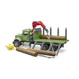 Brueder - MACK Granite Timber Truck with Water Pump and Light & Sound