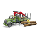 Brueder - MACK Granite Timber Truck with Water Pump and Light & Sound