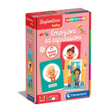 Clementoni - Sapientino Baby Montessori Emozioni ed Espressioni - Educational Toy - Italian Edition