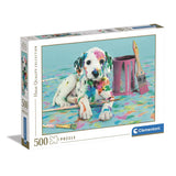 Clementoni - Puzzle - The Funny Dalmatian - High Quality Collection - 500 Pieces - Age: 10-99