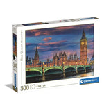 Clementoni 35112 collection parliament-500 made in italy, 500 pieces, city, landscape, london puzzles, adult fun, multicolour, medium