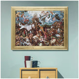 Clementoni - 39662 - La Caida de Los Angeles - Rebeldes Bruegel - Museum Collection - Fall of The Rebel - 1000 Pieces - Puzzle