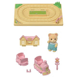 EPOCH - SYLVANIAN FAMILIES TOWN - DOLLS PLAYGROUND + BABY ANIMAL DOLL - MOD: SLV5318