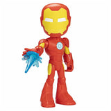 HASBRO - Marvel Spidey and His Amazing Friends Supersized Iron Man Action Figure, Preschool Superhero Toy for Kids Ages 3 and Up