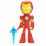 HASBRO - Marvel Spidey and His Amazing Friends Supersized Iron Man Action Figure, Preschool Superhero Toy for Kids Ages 3 and Up