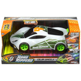 NIKKO - Road Rippers - Color Wheels - Lights & Sounds White Car with Touch Speed