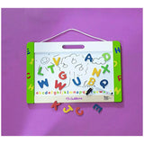 SIMBA - Eichhorn 100002577 board 42 x 30 cm with 26 magnetic wooden letters 5 chalks and 1 foil pen, colourful