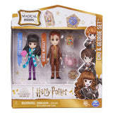 SPIN MASTER - Wizarding World Harry Potter, Magical Minis Cho Chang and George Weasley Figure Set with 2 Doll Accessories, Kids Toys for Ages 6 and up