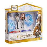 SPIN MASTER - Wizarding World , Magical Minis Harry Potter and Ginny Weasley Patronus Friendship Set with 2 Toy Figures and 2 Creatures, Kids Toys for Ages 5 and up