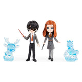 SPIN MASTER - Wizarding World , Magical Minis Harry Potter and Ginny Weasley Patronus Friendship Set with 2 Toy Figures and 2 Creatures, Kids Toys for Ages 5 and up