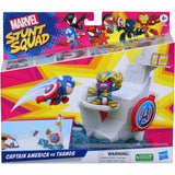 Hasbro - Marvel Stunt Squad: Captain America Vs. Thanos Playset Toy