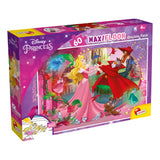 Lisciani - Disney Puzzle Df Maxi Floor 60 Aurora Bella Addormentata LSC91768 - International