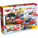 Lisciani - Disney Puzzle Maxifloor 2 X 24 Cars LSC91713 - International