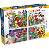 Lisciani - Marvel Puzzle Df Maxi Floor 4 X 48 Spidey LSC100378 - International