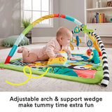 MATTEL - Fisher-Price - 3-in-1 Rainforest Sensory Gym Baby Activity Toys