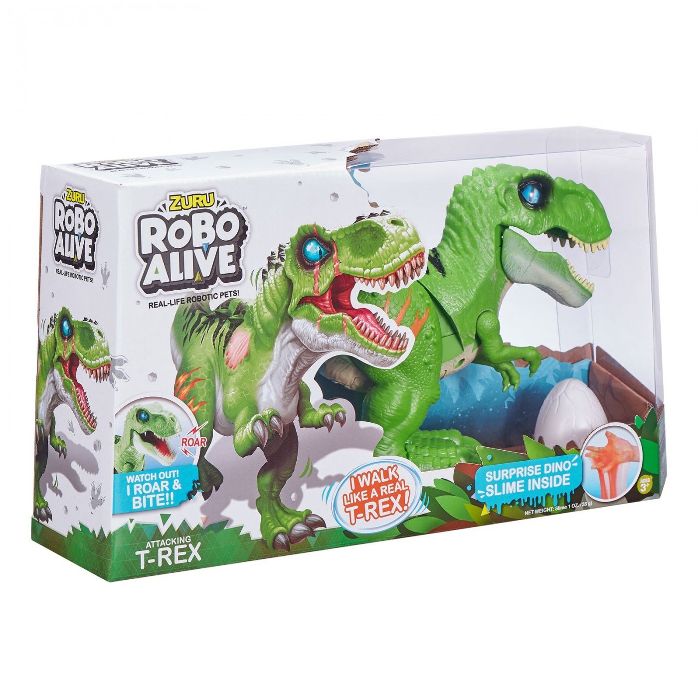 Robo Alive Attacking T-Rex Series 2 Dinosaur Toy by ZURU 