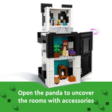 LEGO 21245 Minecraft The Panda Haven Set, Movable Toy House with Baby Pandas Animal Figures, Toys for Boys and Girls Aged 8 Plus, Gift Idea