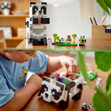 LEGO 21245 Minecraft The Panda Haven Set, Movable Toy House with Baby Pandas Animal Figures, Toys for Boys and Girls Aged 8 Plus, Gift Idea