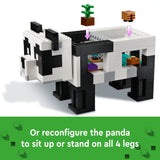 LEGO 21245 Minecraft The Panda Haven Set, Movable Toy House with Baby Pandas Animal Figures, Toys for Boys and Girls Aged 8 Plus, Gift Idea