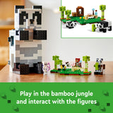 LEGO 21245 Minecraft The Panda Haven Set, Movable Toy House with Baby Pandas Animal Figures, Toys for Boys and Girls Aged 8 Plus, Gift Idea