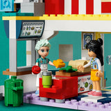 LEGO 41728 Friends Heartlake Downtown Diner Restaurant Playset, Toy for Kids Aged 6 Plus, Birthday Gift Idea with Liann, Aliya and Charli Mini-Dolls, 2023 Series Characters