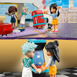 LEGO 41728 Friends Heartlake Downtown Diner Restaurant Playset, Toy for Kids Aged 6 Plus, Birthday Gift Idea with Liann, Aliya and Charli Mini-Dolls, 2023 Series Characters