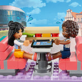 LEGO 41728 Friends Heartlake Downtown Diner Restaurant Playset, Toy for Kids Aged 6 Plus, Birthday Gift Idea with Liann, Aliya and Charli Mini-Dolls, 2023 Series Characters