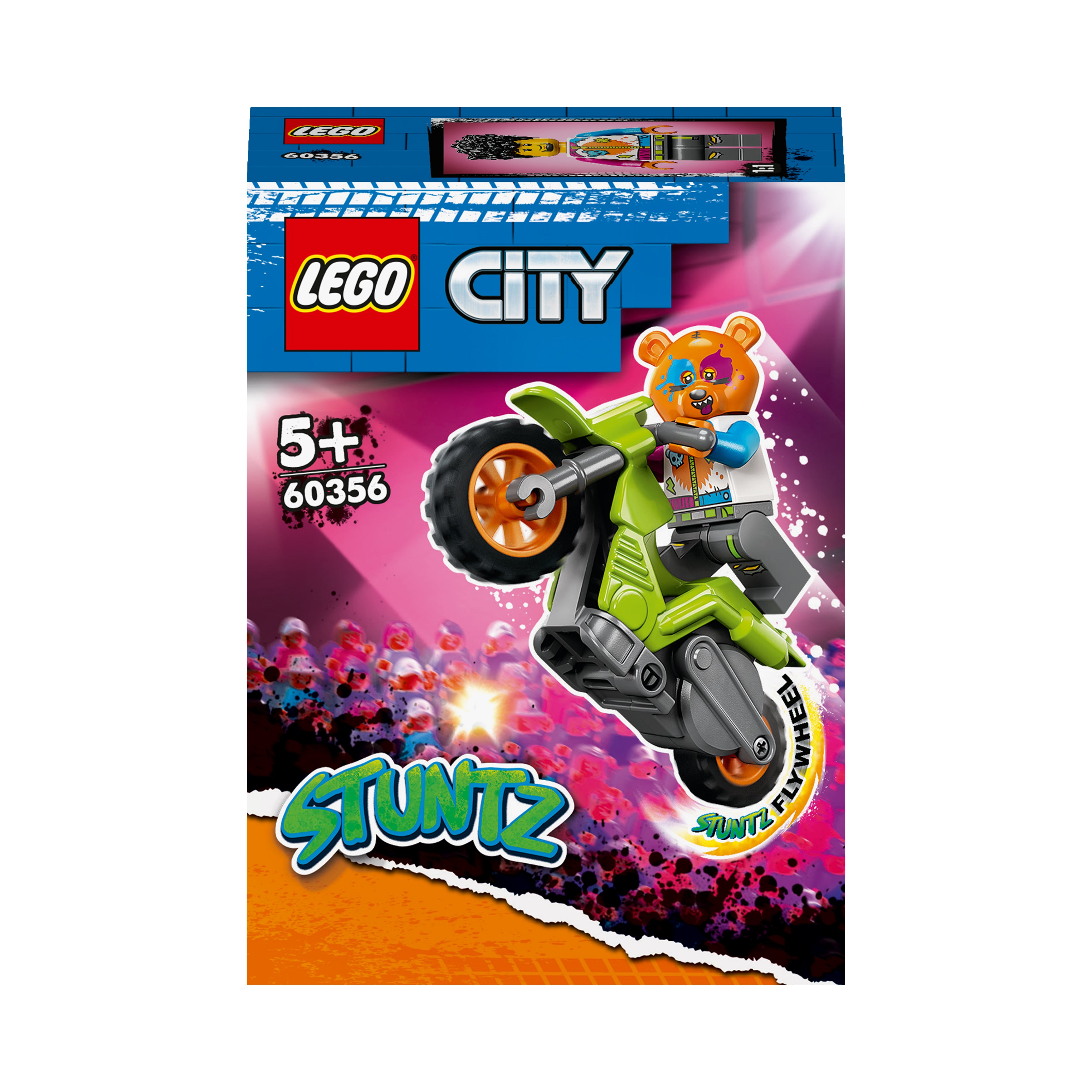  LEGO City Stuntz Cyber Stunt Bike 60358, Flywheel-Powered  Motorbike Toy to Perform Jumps and Tricks, Action Toys for Boys and Girls  Ages 5 Plus, Extension Set : Toys & Games