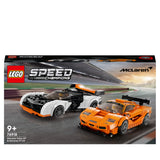 LEGO 76918 Speed Champions McLaren Solus GT & McLaren F1 LM, 2 Iconic Race Car Toys, Hypercar Model Building Kit, Collectible 2023 Set