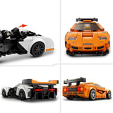 LEGO 76918 Speed Champions McLaren Solus GT & McLaren F1 LM, 2 Iconic Race Car Toys, Hypercar Model Building Kit, Collectible 2023 Set