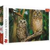 Trefl - 1000 pieces puzzle - owls