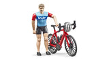 Brueder - bworld racing bicycle with cyclist