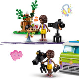 LEGO 41749 Friends Newsroom Van, Animal Rescue Playset, Pretend to Film and Report News with Toy Truck, Owl Figure and Aliya Mini-Doll, Gift for Girls, Boys and Kids 6 Plus Years Old