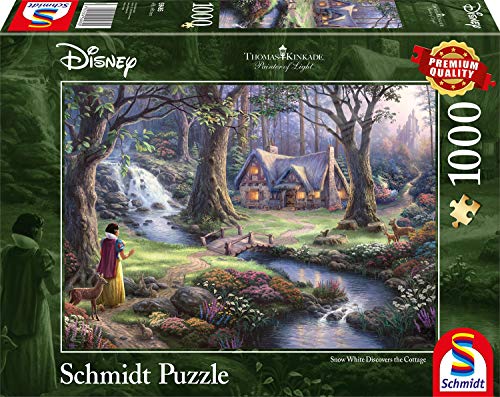 1000-piece puzzle - Thomas Kinkade: Snow White and the Seven  Dwarfs