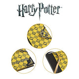 The Noble Collection Harry Potter Hufflepuff Journal - 9.75in (25cm) Hardbound Lined with Gilded Edges and Die Cast Enameled Crest - Officially Licensed Film Set Movie Props Gifts