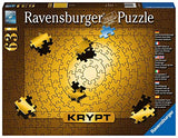 Ravensburger krypt gold impossible 631 piece challenge jigsaw puzzle for adults and for kids age 12 and up