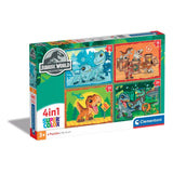 Clementoni - 4 in 1 Puzzle 72 Piece - Jurassic World