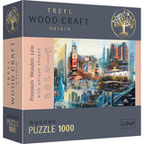 Trefl - 1000 pieces Puzzle Woodcraft - New York: collage