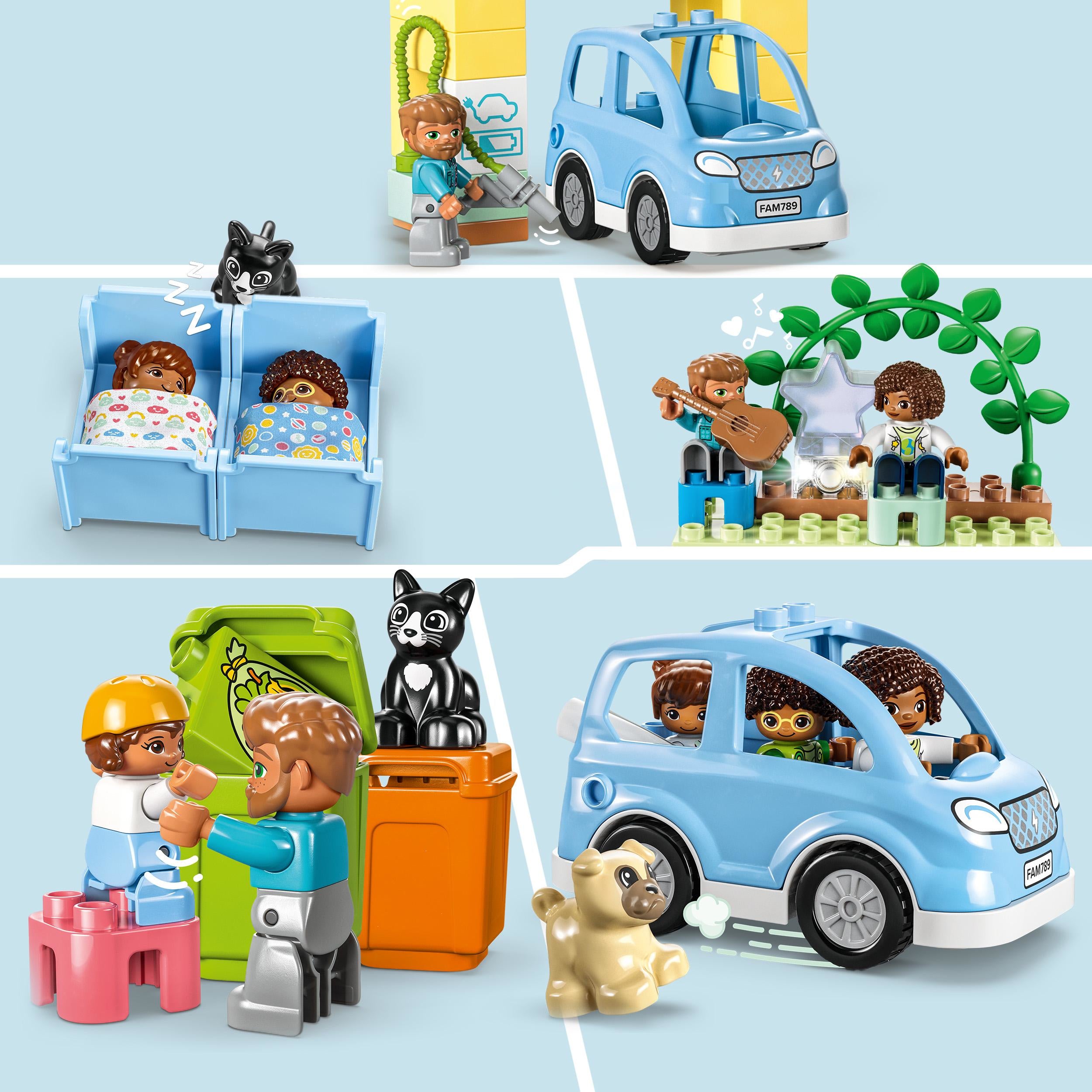 LEGO DUPLO Wild Animals of Asia 10974, Bricks Set with Panda & Elephant  Baby Animal Toy Figures plus Sounds, Toys for Toddlers, Girls & Boys Age 2  - 5